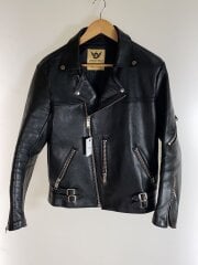 画像：ダブルライダースジャケット/38/馬革