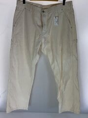 画像：ストレートパンツ/42/コットン/CRM/無地
