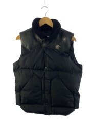 画像：ダウンベスト/40/ナイロン/BLK