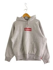 画像：inside out box logo hoodie/パーカー/M/コットン/GRY