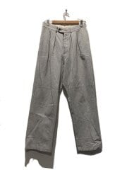 画像：2-TUCK BELTLESS PANTS スラックスパンツ/48/GRY