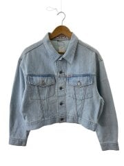 画像：90s USA製 アイスウォッシュ デニムジャケット/M/コットン/IDG