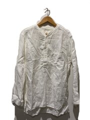 画像：長袖シャツ/3/リネン/WHT/02191-0037