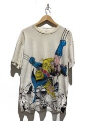 画像：90s/X-Men/ウルヴァリン/マーベル/両面プリント/アメコミ/Tシャツ/XL