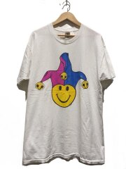 画像：90s/スマイリーフェイス/KTI/Tシャツ/XL/コットン/WHT