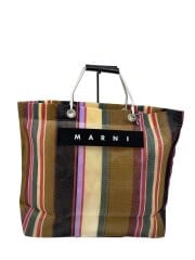 画像：トートバッグ/--/BRW/ストライプ/SHMHR08A01