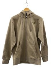 画像：REAVIEW FULL ZIP HOODIE_リアビューフルジップフーディ/M/コットン/BEG