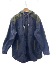 画像：コート/M/デニム/BLK/D-SIMILAR-NE