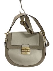 画像：ショルダーバッグ/レザー/BEG/無地/WB00525