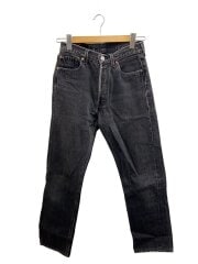 画像：ストレートパンツ/29/デニム/BLK/無地/544