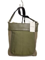 画像：ショルダーバッグ/ナイロン/KHK/無地