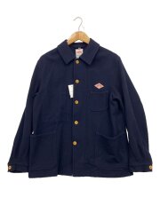 画像：WOOL LIGHT PILE COVERALLS JACKET/38/ウール/NVY/無地/16A-SL-0034