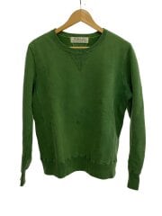 画像：スウェット/M/コットン/GRN/両V/ガーメントダイ