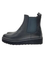 画像：サイドゴアブーツ/36/BLK/レザー