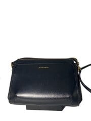 画像：ショルダーバッグ/レザー/BLK