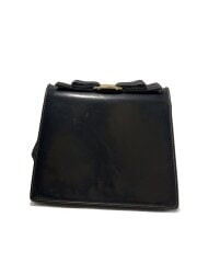 画像：ショルダーバッグ/レザー/BLK/l21 5678/ハガレ有/ショルダー欠品