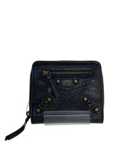 画像：2つ折り財布/山羊革/GRY/メンズ/310699