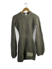 画像：Mel knit mini dress/長袖ワンピース/FREE/アクリル/GRY/AM1103