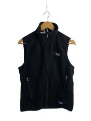 画像：フリースベスト/S/ポリエステル/BLK/無地/11408F9