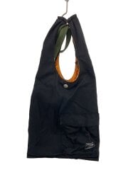 画像：GROCERY BAG/ストラップ付/トートパック/BLK