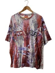 画像：Tシャツ/XL/コットン/マルチカラー/総柄/A19648//