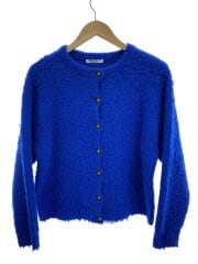 画像：カーディガン(厚手)/FREE/ポリエステル/BLU/無地/1628-105-3467