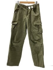 画像：FREEBASE/ステンシル/カーゴパンツ/28/コットン/グリーン緑