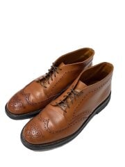 画像：ウイングチップ/チャッカブーツ/US9.5/ブラウン/レザー