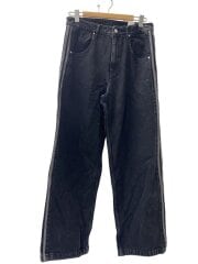 画像：DENIM FIREBIRD TRACKPANTS/34/デニム/BLK/JC6718