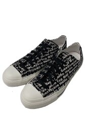 画像：100 MULTILINGUAL OX/リアクト/ローカットスニーカー/28cm/黒/キャンバス/1SC316
