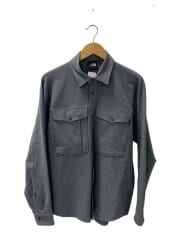 画像：INYO SHIRT_インヨーシャツ/M/ポリエステル/グレー/無地
