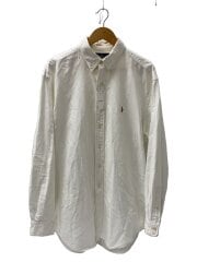 画像：YARMOUTH/OXFORD/ボタンダウンシャツ/16.5/コットン/ホワイト/襟汚れ