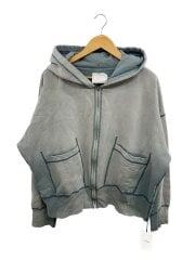 画像：concause/FADE FULL ZIP HOODIE/ジップパーカー/4/コットン/BLU/2401004M