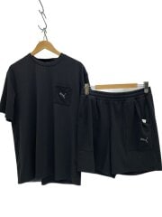 画像：524580-01/524579-01 ショ-トスリーブ上下セットアップ/XL/BLK/524580-01/524579-01//