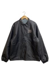 画像：ROLLER/FAKE LEATHER COACH JACKET/ジャケット/M/ポリエステル/BLK//