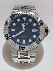 画像：腕時計/アナログ/ステンレス/BLK/SLV/SS/F108100101