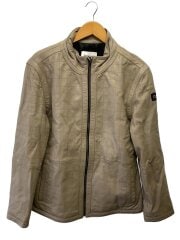 画像：レザージャケット・ブルゾン/48/羊革/GRY/7150-3085