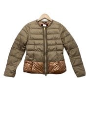 画像：BREVA DOWNJAKET/1/ナイロン/BEG/無地/LTSE21A4169-D//