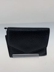 画像：3つ折り財布/レザー/BLK/メンズ/S56UI0136