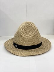 画像：ストローハット/FREE/ポリエステル/BEG/レディース/NN01914