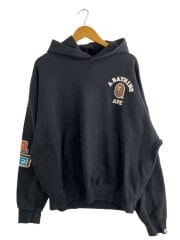 画像：パーカー/L/コットン/BLK/無地/001ppl301001m//