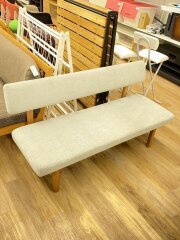 画像：2人掛けソファ/ファブリック/GRY