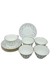 画像：カップ&ソーサー/5点セット/WHT