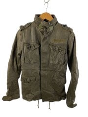 画像：レザージャケット・ブルゾン/S/レザー/KHK