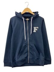 画像：ALPHABET FULL ZIP HOODIE/L/コットン/NVY