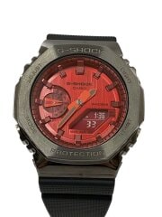 画像：クォーツ腕時計_G-SHOCK/デジアナ/ラバー/RED/BLK