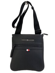 画像：トミーヒルフィガー/ショルダーバッグ/フェイクレザー/ブラック