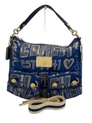 画像：コーチ/ショルダーバッグ/ブルー/15304