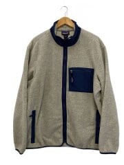 画像：22AW/シンチラジャケット/XL/ポリエステル/オートミールヘザー×ネイビー/22991FA22//