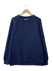 画像：ニット・セーター(厚手)/S/ポリエステル/ネイビー/SUJS111/5G Crew Neck Sweater